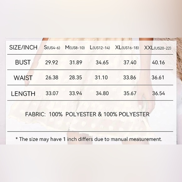 NWT Short Sleeve Smocked Swiss Dot Dress Size Medium - Picture 6 of 6